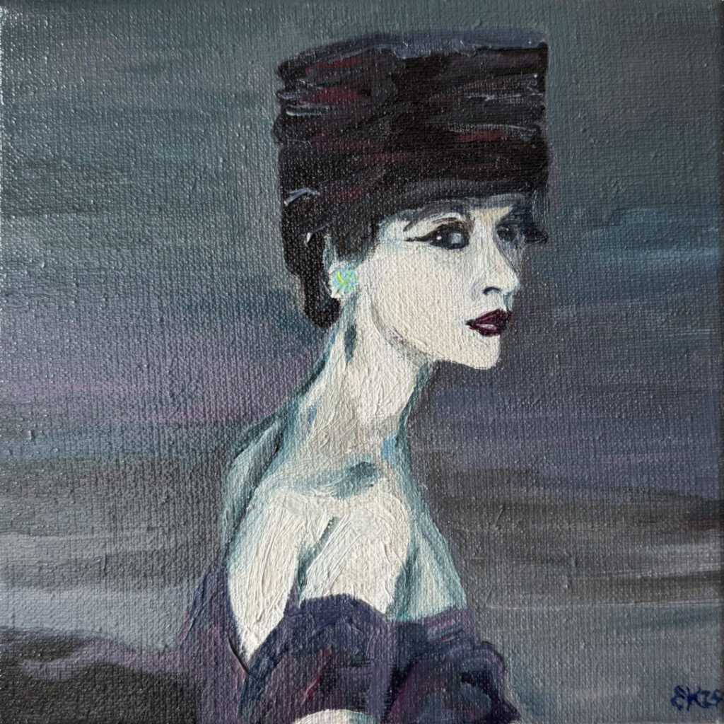 Study inspired by Henry Clarke 1956 French Vogue